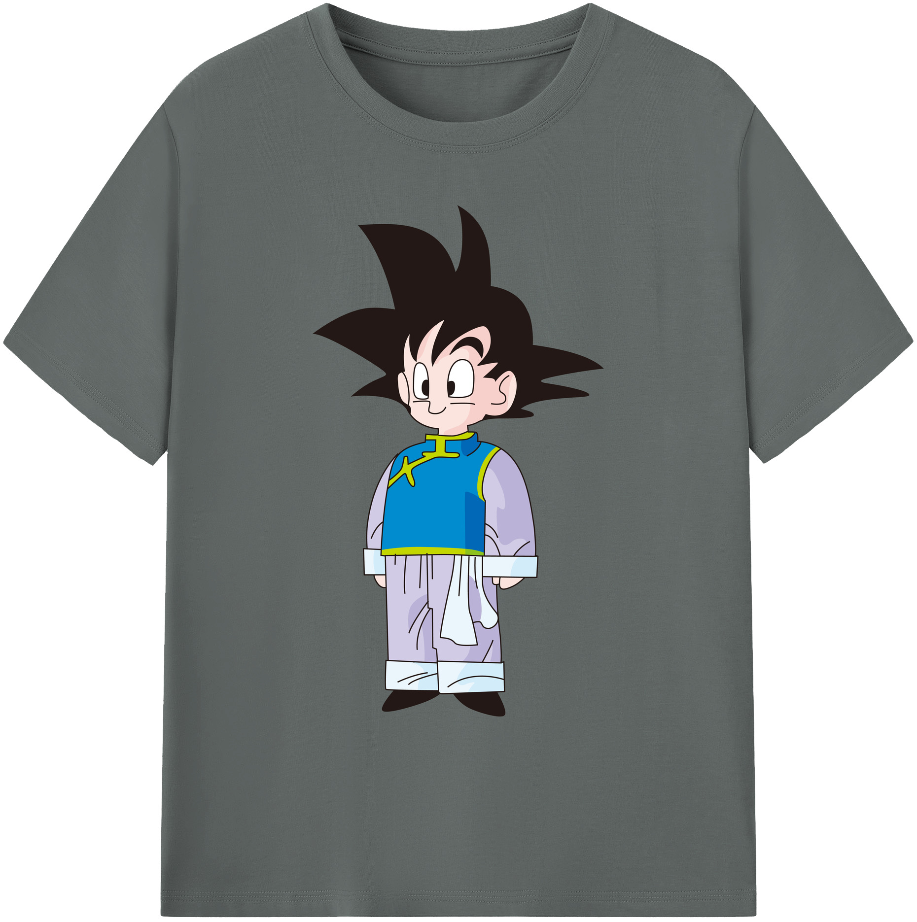 （画像用） ドラゴンボール 孫悟空（そん ごくう）Son Goku カカロット DRAGON BALL Kakarotto 綿100％ メンズ半袖Tシャツ｜肌触りやわらか＆通気性